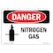Signmission Safety Sign, OSHA Danger, 7" Height, 10" Width, Nitrogen Gas, Landscape OS-DS-D-710-L-2461 - alternate 1